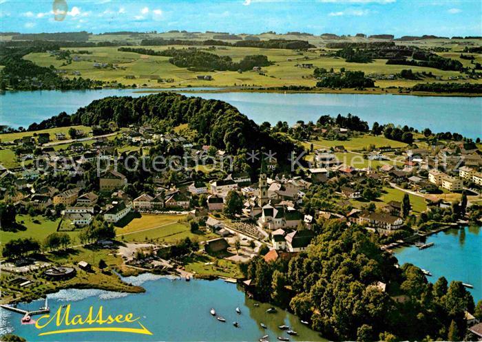 Mattsee Salzburg Niedertrumersee Obertrumersee Fliegeraufnahme