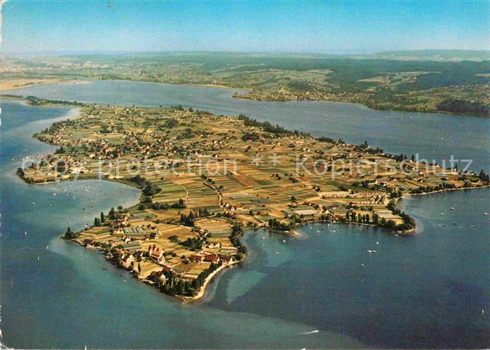 Insel Reichenau Fliegeraufnahme