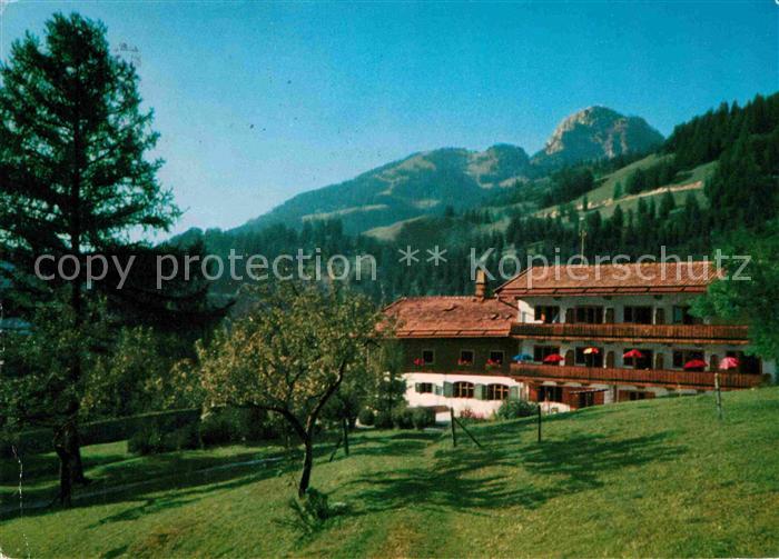 Bayrischzell Privatklinik Tannerhof mit Wendelstein Bayerische Alpen