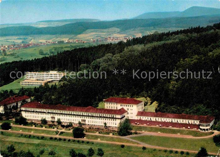 Hoexter Weser Weserbergland Klinik Fliegeraufnahme