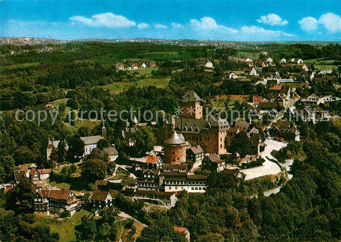 Burg Wupper Schloss Fliegeraufnahme