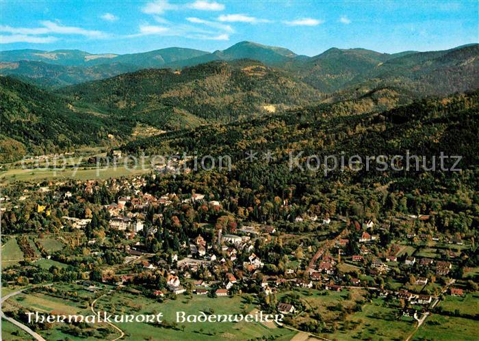 BADENWEILER BW Thermalkurort Schwarzwald Fliegeraufnahme