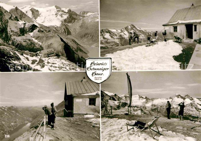 Kaprun Heinrich Schwaiger Haus Schutzhaus Glocknergruppe Gebirgspanorama
