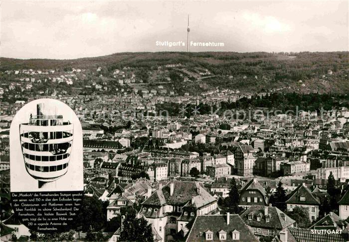STUTTGART  CITY Stadtbild mit Fernsehturm