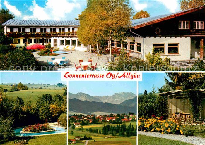 Oy Bad Mittelberg Oberallgaeu Bayern Kurheim Ferienheim Sonnenterrasse der ev Di