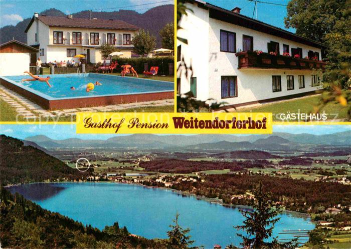 St Kanzian Klopeiner See Gasthof Pension Weitendorferhof Swimming Pool Gaestehau