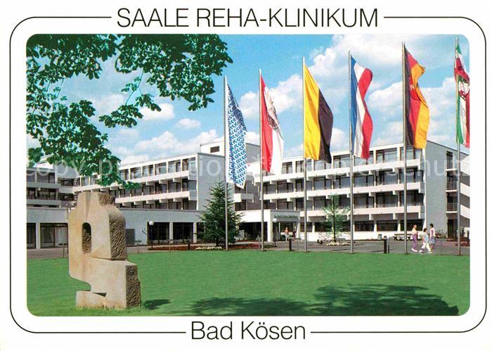 Bad Koesen Saale Reha Klinikum Fahnen Kuranlage