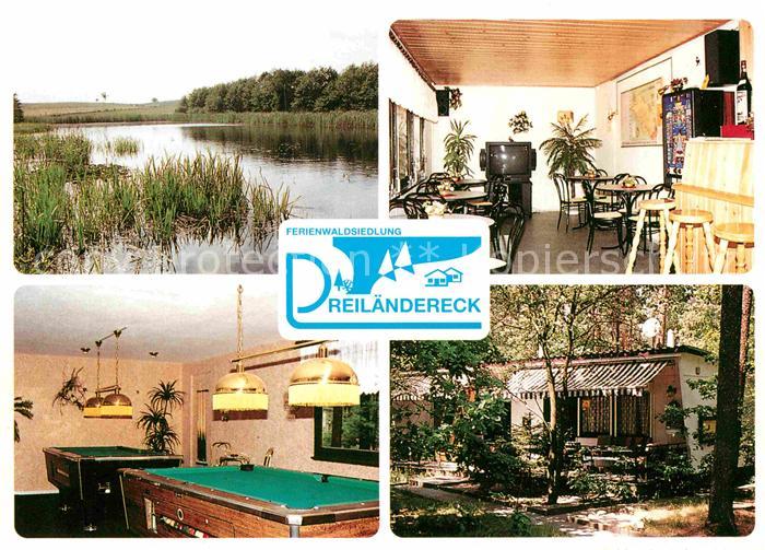 Wacheberg Niesky Ferienwaldsiedlung am See Bungalows Billard