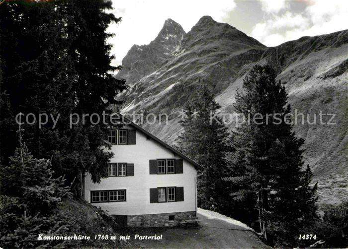 Konstanzer Huette mit Patteriol Verwallgruppe