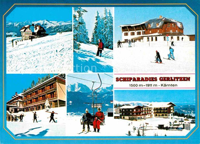 Gerlitzen Schiparadies Alpen Alpengasthof Gipfelhaus Berghotel Kanzelkehre