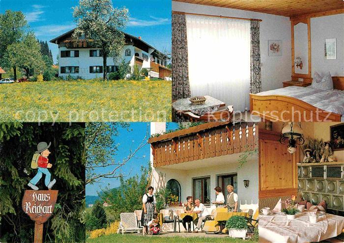 Scheidegg Allgaeu Gaestehaus Pension Wegweiser Gartenterrasse Fremdenzimmer