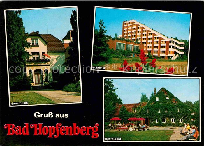 Bad Hopfenberg Sanatorium Kurklinik Restaurant Westfaelisches Bauernbad