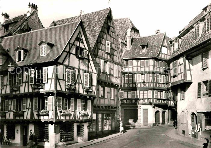 Colmar Haut Rhin Elsass Vieilles maisons Rue des Marchands Fachwerkhaeuser