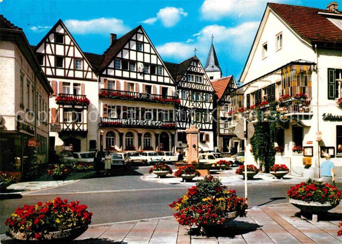 Bad Orb Marktplatz Altstadt Fachwerkhaeuser