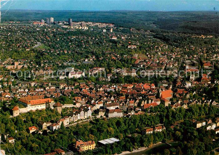 TueBINGEN BW Universitaetsstadt Blick von Sueden Fliegeraufnahme