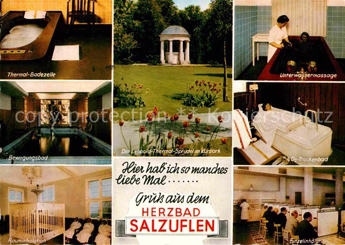 Bad Salzuflen Leopold Thermal Sprudel Kurpark Kuranwendungen Staatsbad Heilbad