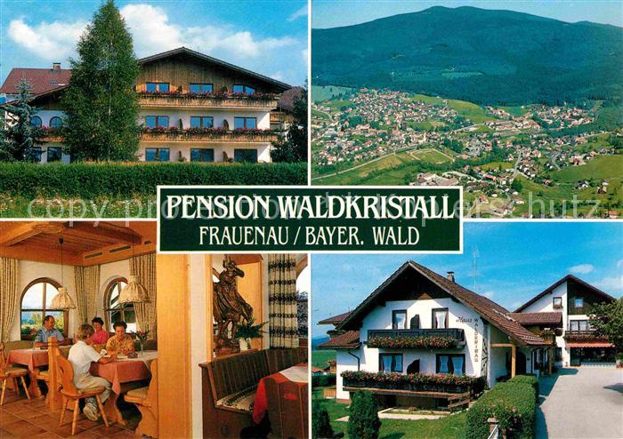 Frauenau Pension Waldkristall Bayerischer Wald Fliegeraufnahme