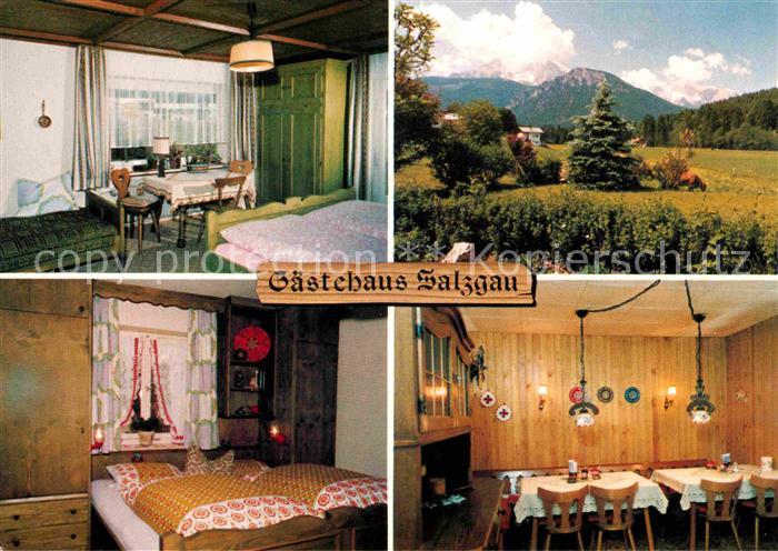 Schoenau Koenigssee Gaestehaus Salzgau Landschaftspanorama Alpen