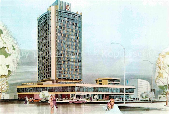 Istanbul Constantinopel Hotel Intercontinental Illustration
