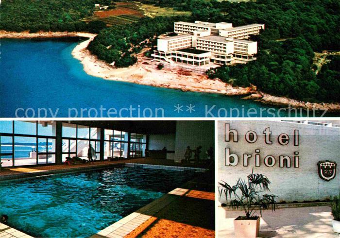 Pola Pula Croatia Hotel Britin Strand Hallenbad Fliegeraufnahme