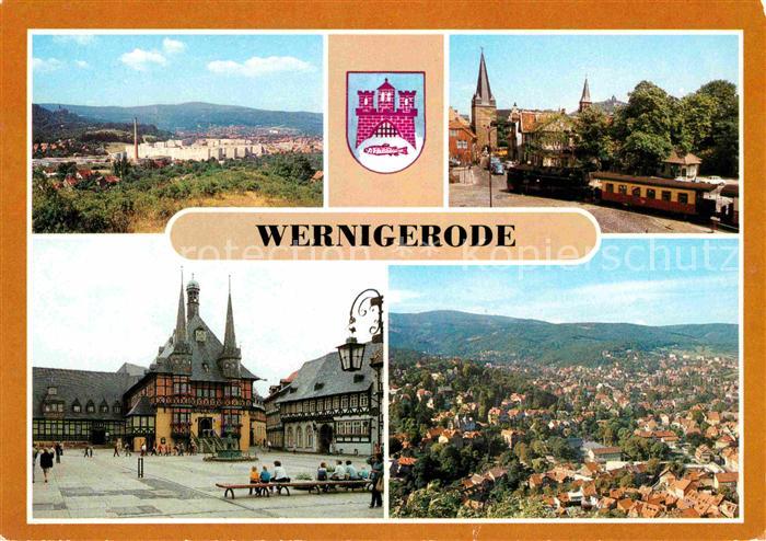 Wernigerode Harz Neubaugebiet Burgbreite Harzquerbahn Westerntor Rathaus Stadtbi