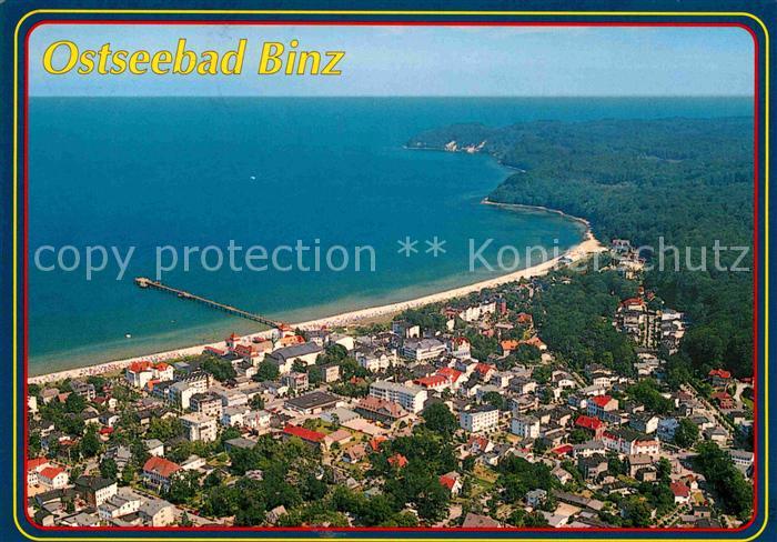 Binz Ruegen Ostseebad Fliegeraufnahme