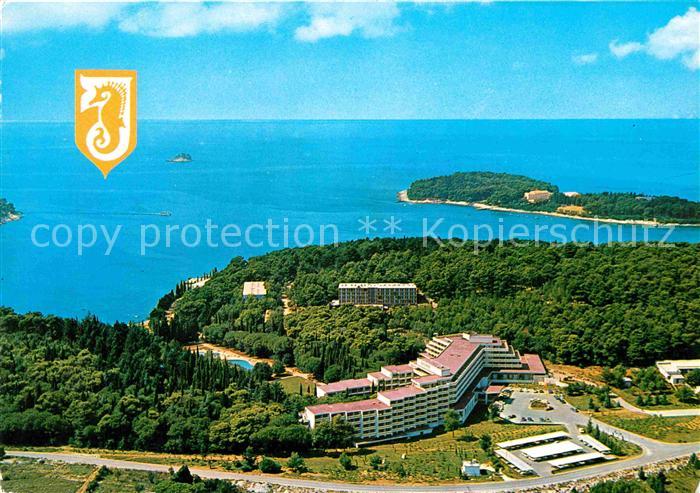 Rovinj Istrien Hotel Meerblick Fliegeraufnahme