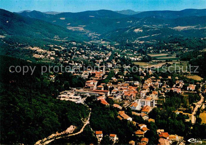 Lamalou-les-Bains Vue generale aerienne