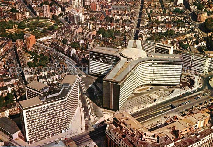 Brussels Les batiments de la Communauté Européenne Europaparlament Fliegeraufnah