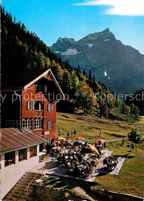 Eng Hinterriss Tirol Alpengasthof Eng am Grossen Ahornboden Eiskar Spritzkar Kar