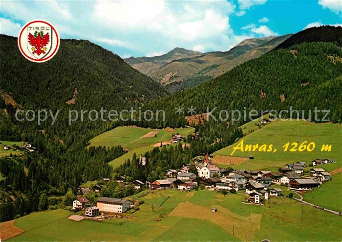 Anras Fliegeraufnahme in Pustertaler Sonnenterrasse
