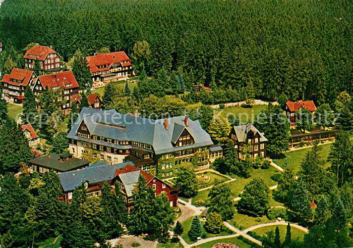 Braunlage Harz Fliegeraufnahme Sanatorium Dr. Barner
