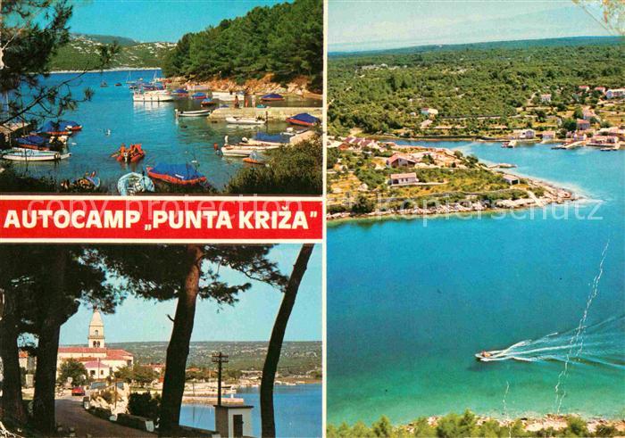Osor Croatia Fliegeraufnahme Autocamp Punta Kriza Hafen