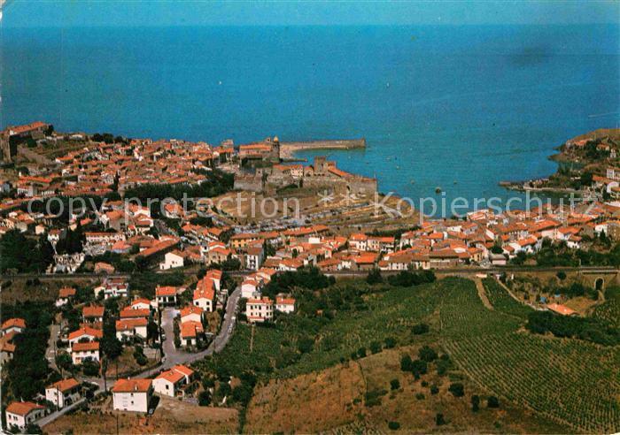 Collioure Fliegeraufnahme