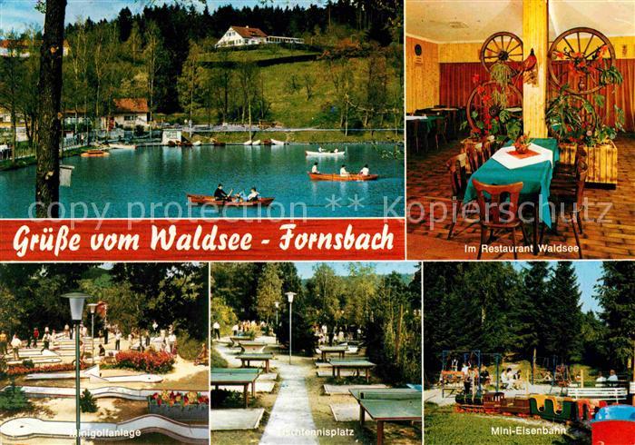 Fornsbach Minigolf Tischtennis Mini-Eisenbahn Restaurant-Waldsee
