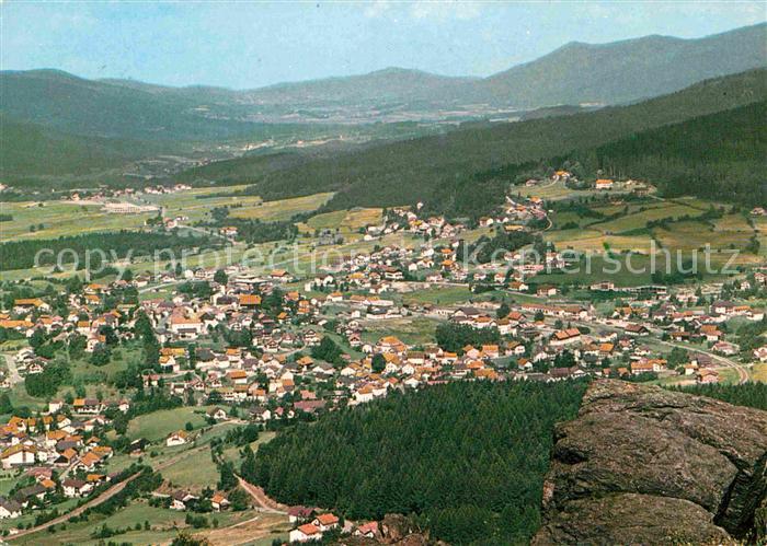 Bodenmais Fliegeraufnahme Blick vom Silberberg