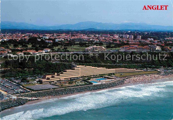 Anglet Fliegeraufnahme Plage de la Chambre D`Amour