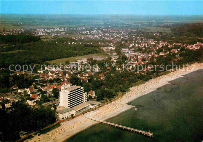 Timmendorfer Strand Fliegeraufnahme Kurhaushotel Seeschloesschen Strand