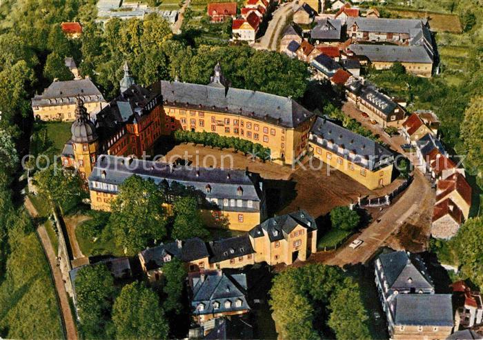 Berleburg Bad Fliegeraufnahme Fuerstliches Schloss