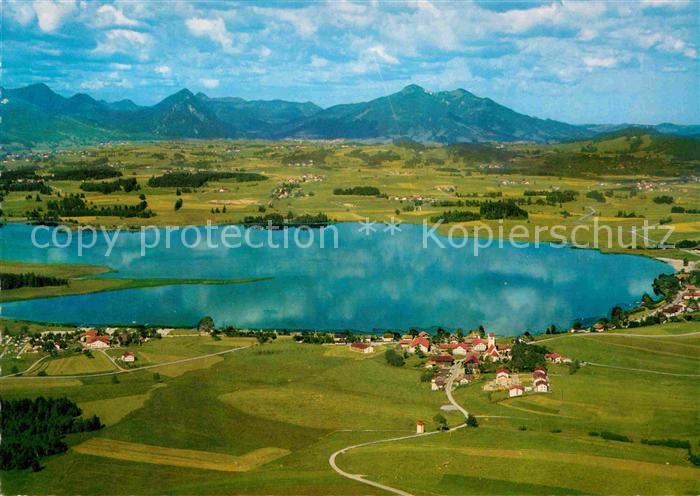 Hopfen See Fliegeraufnahme mit See