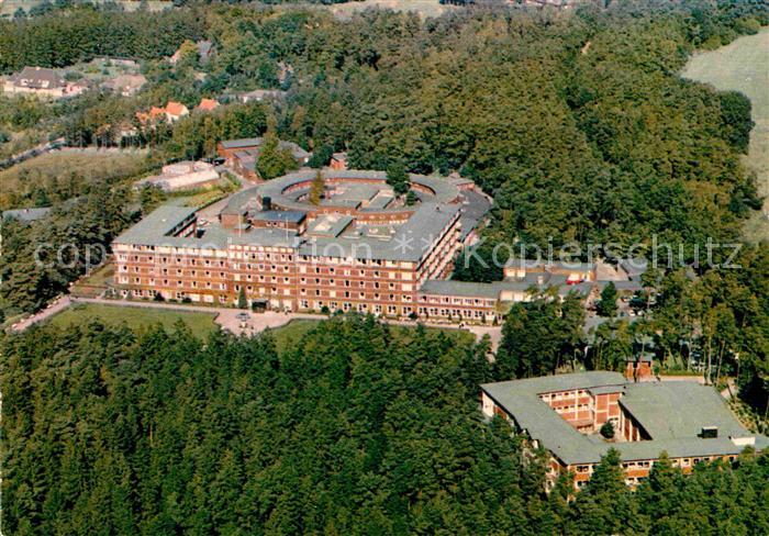 Bad Bramstedt Neues Kurhaus Solbad Moorbad Fliegeraufnahme