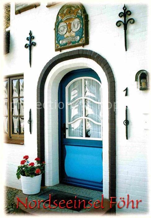 Insel Foehr Friesenhaus Tuer