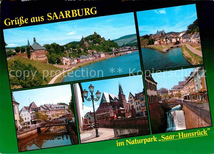 Saarburg Saar Teilansichten Innenstadt Wasserfall Naturpark Saar Hunsrueck