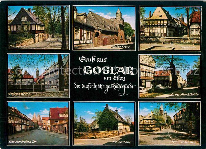 GOSLAR Harz Niedersachsen 1000jaehrige Kaiserstadt Thomaswall Heiliges Kreuz Str