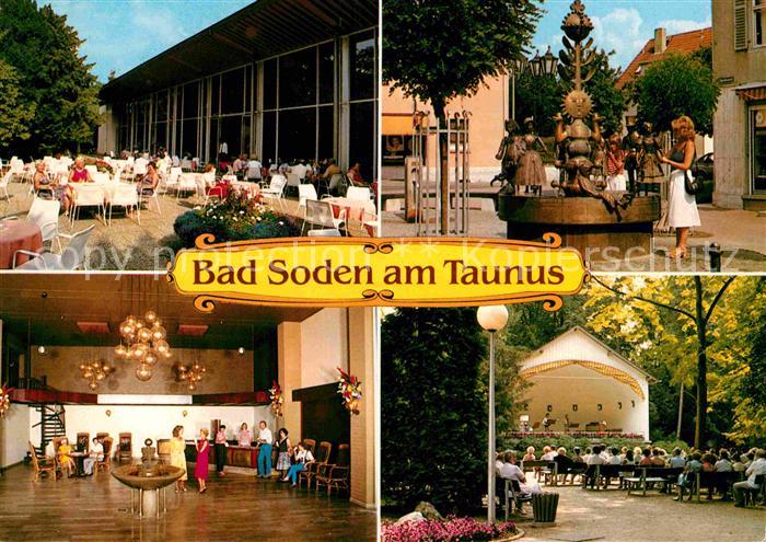 Bad Soden Taunus Kurcafe Kurgastbrunnen Trinkhalle Kurkonzert