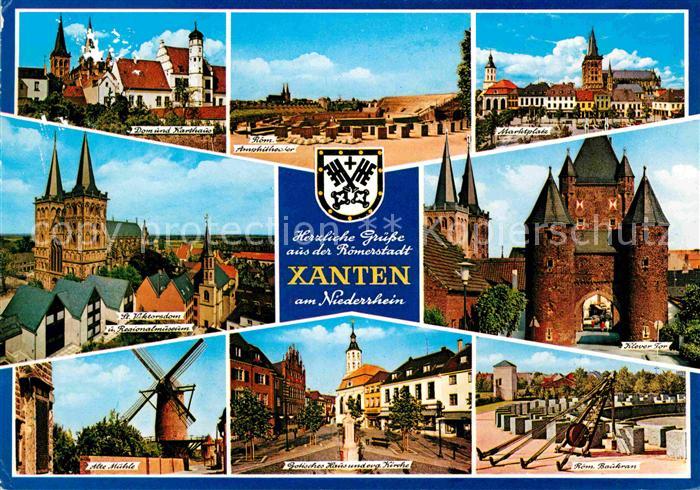 Xanten Dom Karthaus Amphitheater Marktplatz Klever Tor Museum Windmuehle Kirche