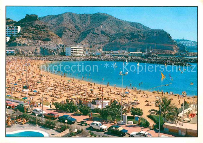 Gran Canaria Strand Kueste Berge