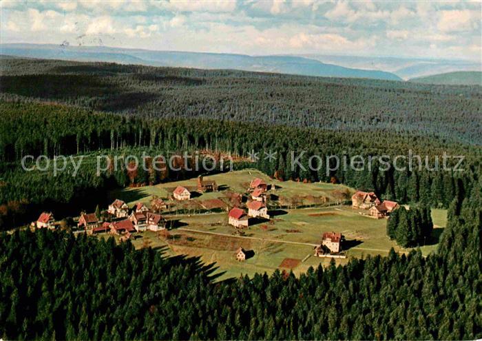 Zwieselberg Freudenstadt Hoehenluftkurort Schwarzwald Fliegeraufnahme