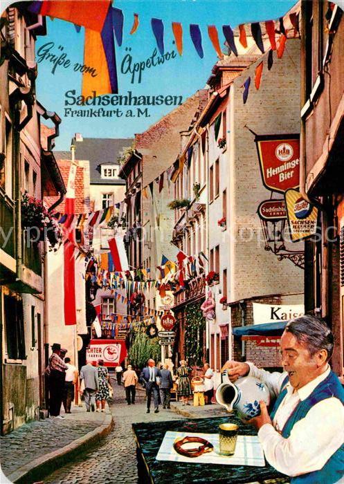 Sachsenhausen Frankfurt aeppelwoi Gaststaetten Fest