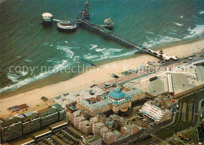 Scheveningen Seebruecke Fliegeraufnahme